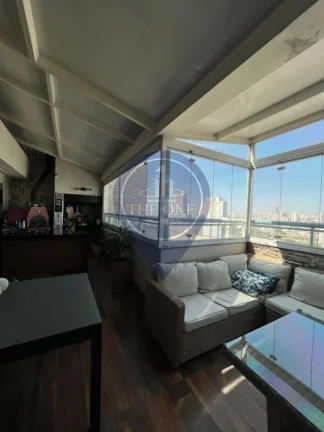 Imagem Imperdível cobertura no Cambuci, São Paulo-SP: 2 quartos, 1 suíte, 2 salas, 3 banheiros, 3 vagas e 143m² de área!
