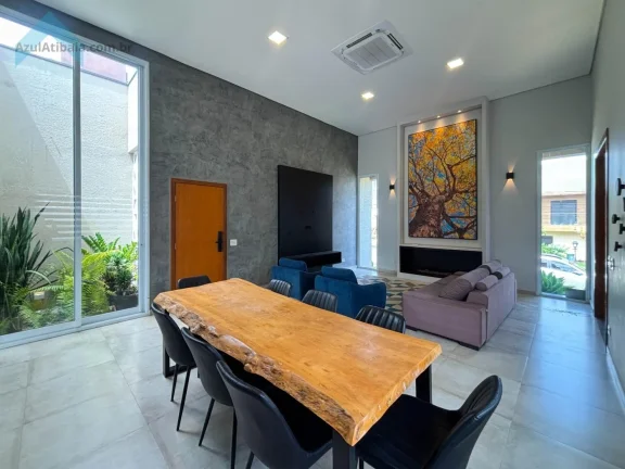 Imagem Casa térrea mobiliada com 3 suítes à venda no Condomínio