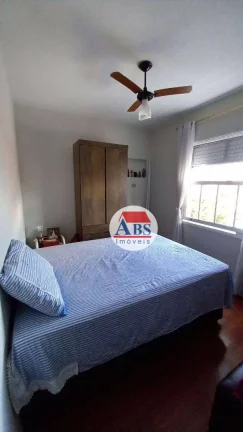 Imagem Apartamento com 3 dormitórios à venda, 110 m² por R$ 580.000 - Aparecida - Santos/SP Frente vista livre