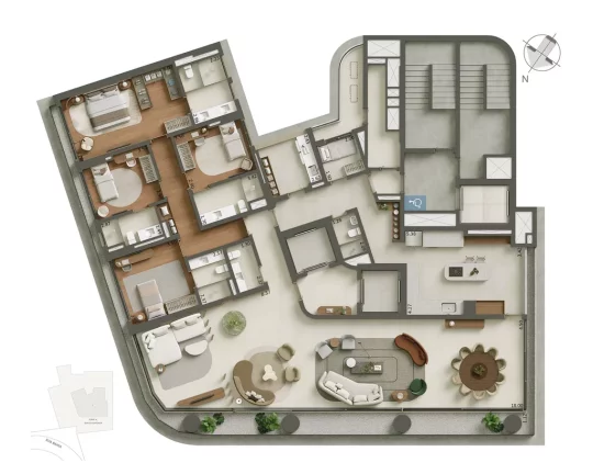 Imagem APARTAMENTO RESIDENCIAL em São Paulo - SP, Higienópolis