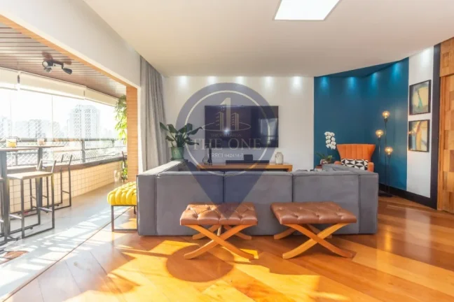 Imagem Luxuoso apartamento de 4 quartos na Vila Mariana, São Paulo-SP: 3 suítes, 2 salas, 4 banheiros, 3 vagas de garagem e 177m².