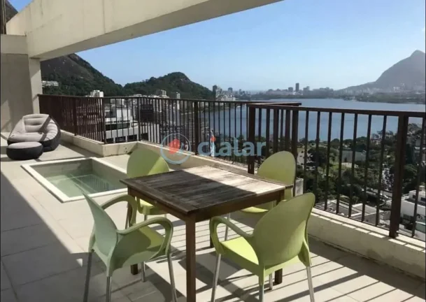 Imagem Cobertura com 3 dormitórios à venda por R$ 3.400.000,00 - Humaitá - Rio de Janeiro/RJ