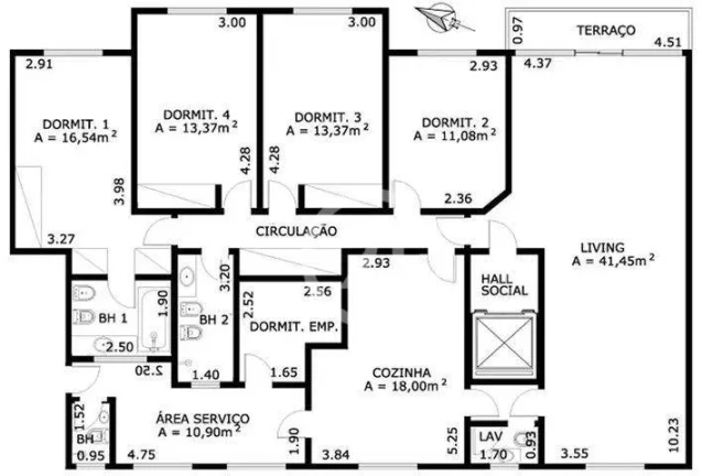 Imagem Apartamento com 4 dormitórios à venda, 190 m² por R$ 2.700.000,00 - Itaim - São Paulo/SP