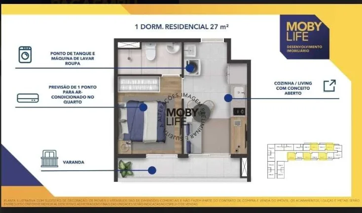 Imagem Moby Life Pacaembu - Residencial
