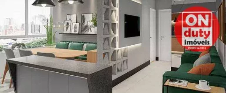Imagem Apartamento com 2 quartos à venda, 54 m² por R$ 620.251 - Campo Grande - Santos/SP