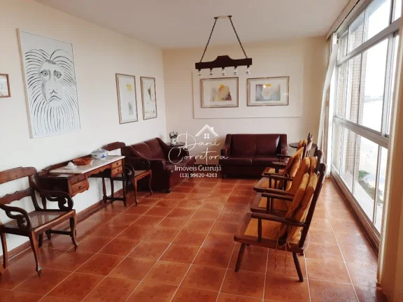 Imagem Apartamento com vista para Pitangueiras e Enseada: 3 quartos, 1 suíte, 2 salas, 3 banheiros, 1 vaga de garagem, 142m². Venha conferir!