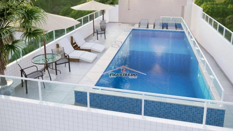 Imagem Apartamento à venda, 41 m² por R$ 324.000,00 - Vila Guilhermina - Praia Grande/SP