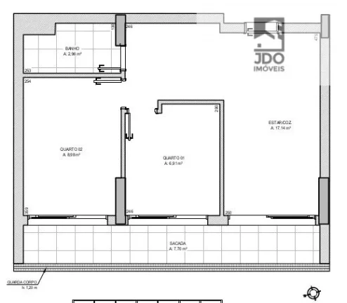 Imagem Apartamento a Venda no bairro Portão - Curitiba, PR