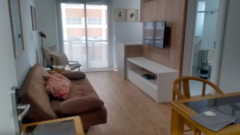Imagem Flat para aluguel tem 42 metros quadrados com 1 quarto em Jardim Paulista