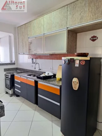Imagem Apartamento para locação em Praia Grande-SP, Tupi: 2 quartos, 1 suite, 1 sala, 2 banheiros, 1 vaga de garagem.