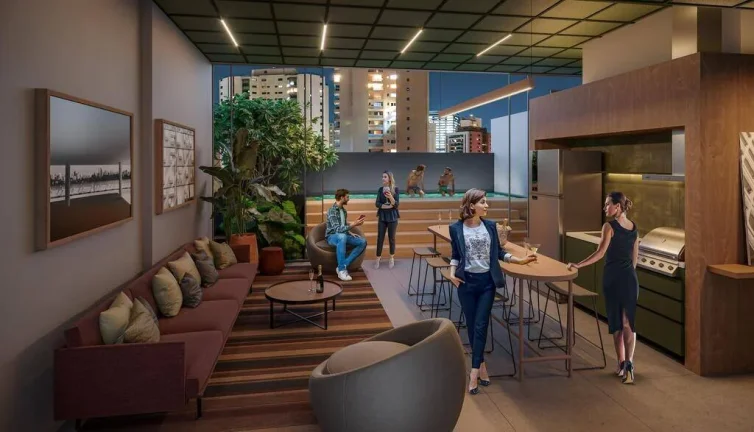Imagem Apartamento Bela Vista - 27M², 1 Dorm, 1 Suíte, Lazer Completo