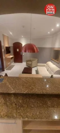 Imagem Flat com 1 dormitório à venda, 48 m² por R$ 425.000,00 - Gonzaga - Santos/SP