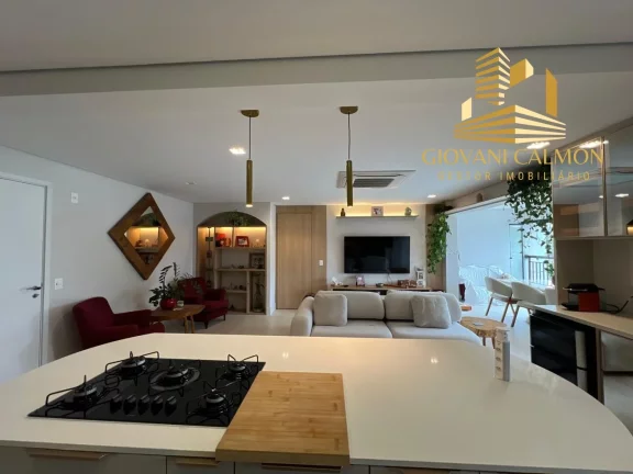 Imagem Apartamento de Luxo no Brooklin Paulista: 2 quartos, 2 suítes, 2 salas, 1 banheiro, 2 vagas, 130m² - São Paulo-SP