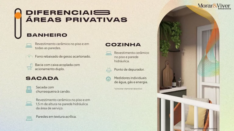 Imagem Apartamento para Venda em Pinhais, Vargem Grande, 2 dormitórios, 1 banheiro, 1 vaga