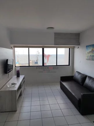 Imagem Vende-se flat Mobiliado ,super bem localizada na praia de Boa Viagem. Recife