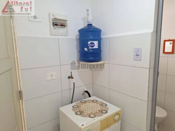 Imagem KIT NA OCEAN PRAIA GRANDE QUARTO DOIS AMBIENTES COM COZINHA BANHEIRO SOCIAL AREA DE SERVIÇO INTERFONE