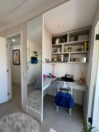 Imagem Lindo Apartamento para Venda, com 128m², 3 suítes, 3 vagas, Varanda Gourmet, Centro de Santo André