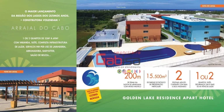 Imagem Apartamento com 1 dormitório à venda, 52 m² por R$ 438.000,00 - Monte Alto - Arraial do Cabo/RJ