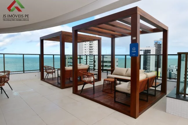 Imagem Apartamento à venda no Pina, Recife-PE: 3 quartos, 1 suíte, 2 salas, 3 banheiros, 1 vaga de garagem, 79m² de área.
