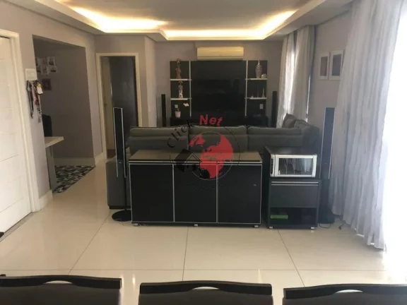 Imagem Lindo apartamento todo mobiliado à venda, em andar alto, no Centro, São Bernardo do Campo, com 3 suítes, 3 vagas, 155m².