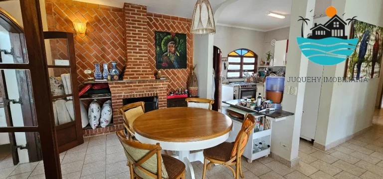 Imagem Casa para temporada em Juquehy - Lado direito, 200m da praia, 4 dorm. 1 suíte, piscina, churrasqueira, 3 vagas.| Juquehy Imobil