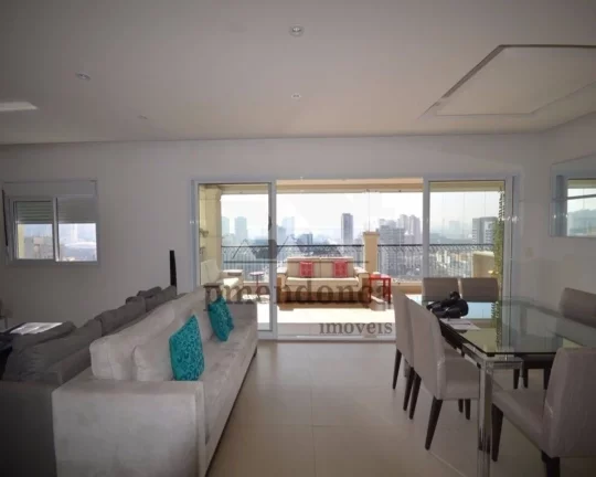 Imagem Apartamento em alto padrão em Perdizes, com amplo terraço gourmet envidraçado, 3 suítes totalmen...