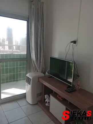 Imagem Apartamento para venda ou locação no Caiçara, Praia Grande-SP: 2 quartos, 1 suíte, 1 sala, 2 banheiros, 1 vaga e 90m². Venha conferir!