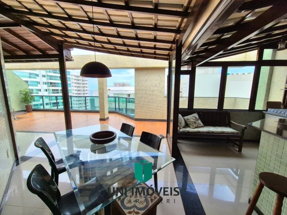 Imagem Maravilhosa Cobertura beira mar duplex com lazer privativo a venda na Praia do Morro Guarapari