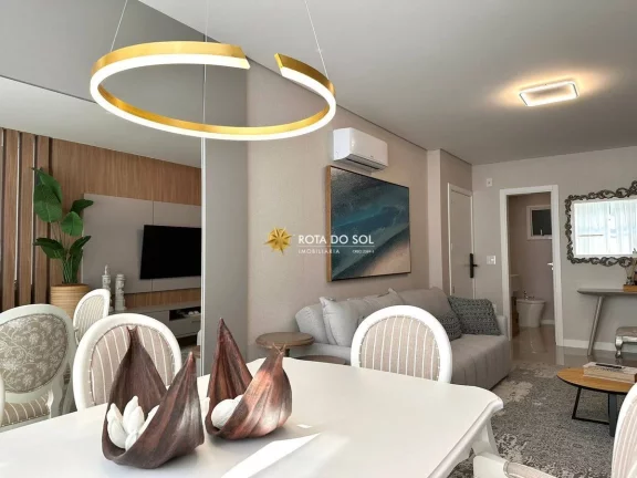 Costa Leste Residence Apartamento 2 suítes decorado à venda Praia Mariscal Bombinhas SC