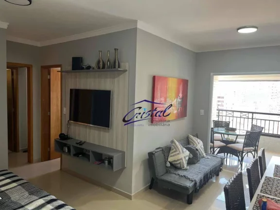 Imagem Apartamento com 2 dormitórios à venda, 74 m² por R$ 735.000,00 - Guilhermina - Praia Grande/SP