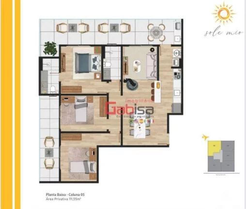 Imagem Apartamento com 3 dormitórios à venda, 112 m² por R$ 1.050.000,00 - Centro - Cabo Frio/RJ