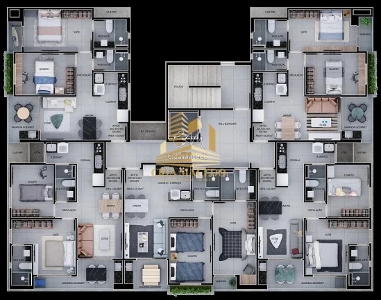 Imagem Apartamento em Lançamentos no bairro Bessa - João Pessoa, PB