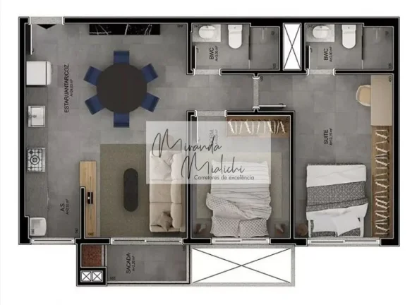 Imagem Apartamento Recém Inaugurado no Sul da Ilha