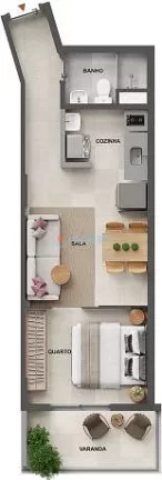 Imagem Studio à venda 1 Quarto 1 Vaga 44.1M Tijuca Rio de Janeiro - RJ | Cores da Tijuca Imagem Studio à venda 1 Quarto 1 Vaga 44.1M Tijuca Rio de Janeiro - RJ | Cores da Tijuca