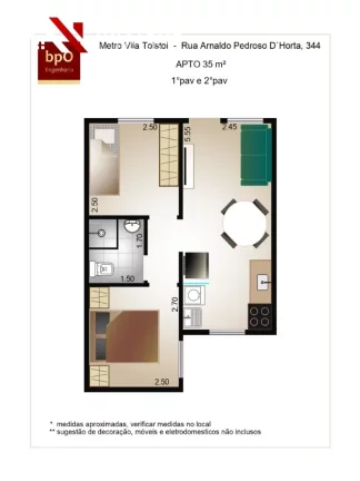 Imagem Apartamento a venda na Rua Ielmo Marinho Vl Ema 70 m² 2 dormitórios 2 suítes 2 vagas