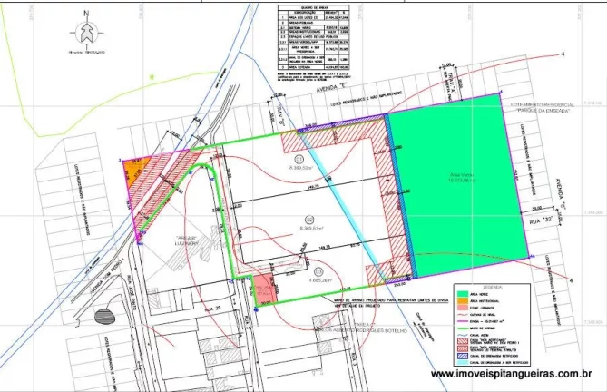 Imagem Praia da Enseada - Ampla área para construções próximo a Faculdade Unaerp.