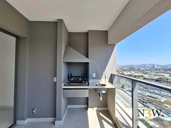 Imagem Apartamento para locação na Vila Leopoldina São Paulo SP com 2 dormitórios, 1 vaga de garagem e varanda com churrasqueira e 69m²