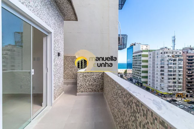 Imagem Excelente Apartamento Copacabana - Quadra da Praia / Varanda vista mar!