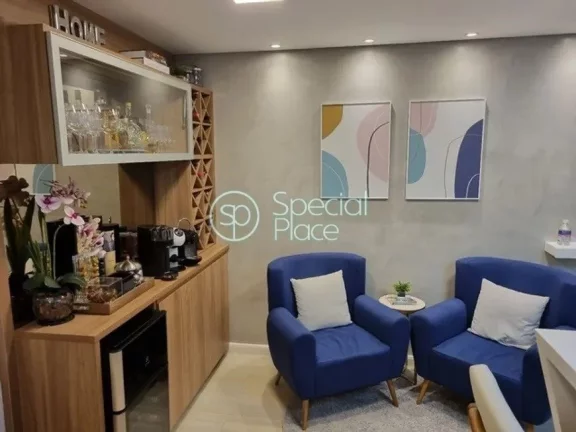 Imagem Apartamento moderno amplo living com varanda gourmet, ar condicionado, 95 metros, todos os ambientes...