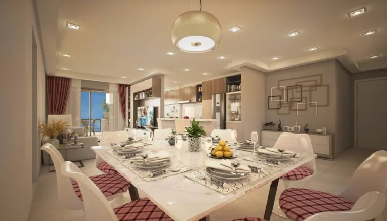 Imagem APARTAMENTO COM 131.73 m² - FORTE - PRAIA GRANDE SP