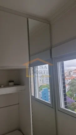Imagem Apartamento em Santana com 42 m², 1 dormitório, 1 banheiro, varanda, Imóvel mobiliado com móveis...