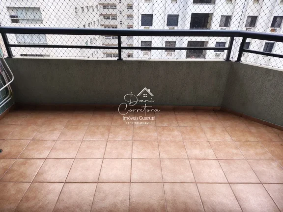 Imagem Apartamento à venda em Guarujá-SP, Morro do Maluf: 3 quartos, 1 suíte, 2 salas, 3 banheiros, 1 vaga de garagem, 126m².