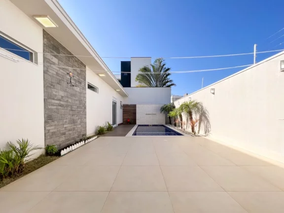 Imagem Casa moderna com 4 suítes à venda, 236 m² por R$ 2.390.000 - Condomínio Próximo ao Parque Ecológico - Indaiatuba/SP