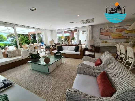 Imagem Casa a Venda em Juquehy Frente ao Mar, Aluguel Mas 12 pessoas, com 5 Suítes, vista ao mar, 350m² de área construída | Juquehy Imobiliária