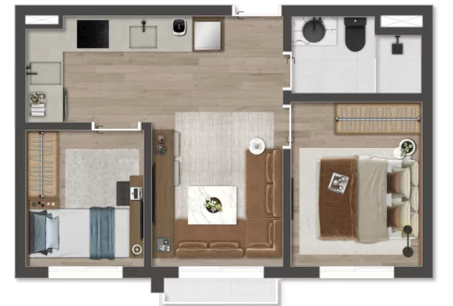 Imagem Apartamento com 1 Quarto à Venda, 56 m² em Indianópolis - São Paulo