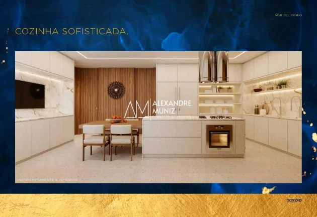 Imagem Mar Del Prado, apartamentos de luxo na Beira Mar de Fortaleza-CE. 4 suítes.