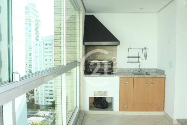Imagem Apartamento com 3 dormitórios para alugar, 155 m² por R$ 15.519,00/mês - Campo Belo - São Paulo/SP