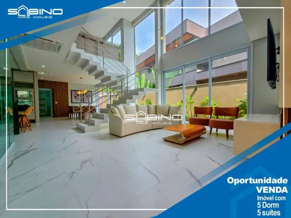 Imagem Casa Nova à venda com 5 dormitórios 5 Suítes 416m² - Riviera de São Lourenço - Bertioga SP