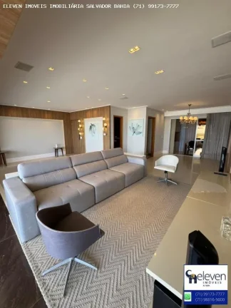 Imagem APARTAMENTO NO HEMISPHERE 360° PITUAÇU - 4 SUÍTES COM 200M2, NA MELHOR TORRE, VISTA MAR, FRONTAL,PORTEIRA FECHADA,