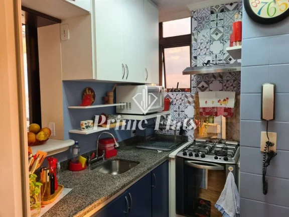 Imagem Flat disponível para locação no Twin Towers Ibirapuera, com 70m², 2 dormitórios e 2 vagas de garagem